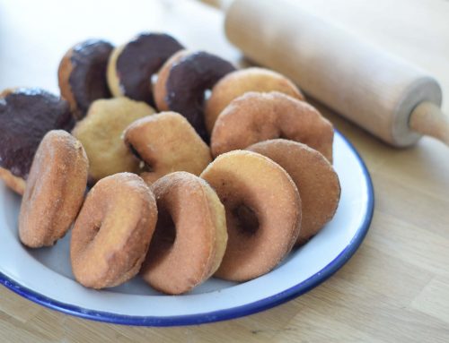 Beginner sourdough doughnuts
