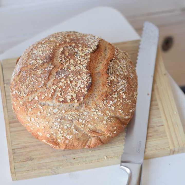 Easy High-Hydration Bread with Einkorn, Spelt and Millet