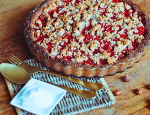 Naturally Sweetened Strawberry and Goosberry Pie